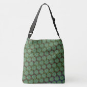 Sac Ajustable Verde sob 'rede, tela, grade' em cores -quadrados. (Dos)