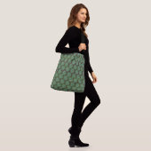 Sac Ajustable Verde sob 'rede, tela, grade' em cores -quadrados. (Sur le modèle)