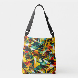 Sac Ajustable Verre cristal abstrait géométrique moderne coloré