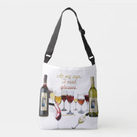 Verres à vin SlipperyJoe's jeu de mots coquin roug