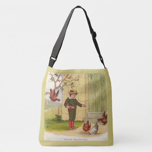 Sac Ajustable vers 1900 Alimentation de l'impression Poulets (Dos)