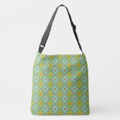 Sac Ajustable Vert Bleu Géométrique Unique (Dos)
