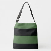 Sac Ajustable Vert foncé et noir Simple Extra Wide Stripes (Dos)