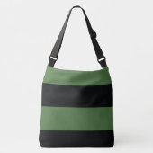 Sac Ajustable Vert foncé et noir Simple Extra Wide Stripes (Devant)