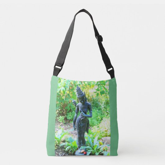 Sac Ajustable vert indou de divinité de jardin (Devant)