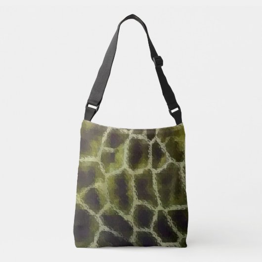 Sac Ajustable Vert olive poster de animal (Devant)