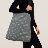 Sac Ajustable Vert, rose, violet, points bleus (De près)