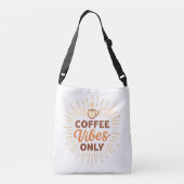 Sac Ajustable Vibes Café Uniquement – Design Café Boho (Dos)