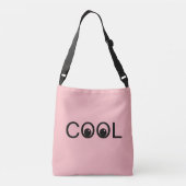 Sac Ajustable Vibes cool bonnes sur fond rose clair (Dos)