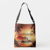 Sac Ajustable Vibes de lune de miel plage de coucher de soleil t (Dos)