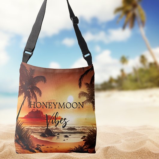 Sac Ajustable Vibes de lune de miel plage de coucher de soleil t