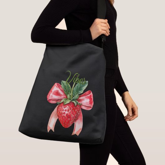 Sac Ajustable Vibes d'été fraises (De près)