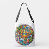 Sac Ajustable Vibes Ensoleillées Plage Tropicale (Dos)