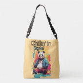 Sac Ajustable Vibes Panda animées | Illustration amusante (Dos)