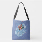 Sac Ajustable Vibration bleue Abstraite (Devant)