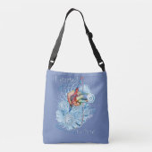 Sac Ajustable Vibration bleue Abstraite (Dos)