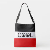 Sac Ajustable Vibrations Cool sur Noir Rouge & Blanc (Dos)