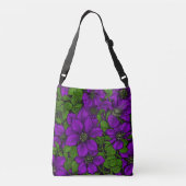 Sac Ajustable Vigne de Clematis pourpre (Dos)