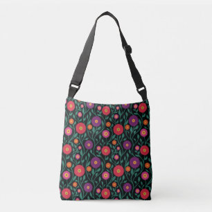 Sac Ajustable Vigne Fleur de Milieu de Siècle Guirlande de Jar