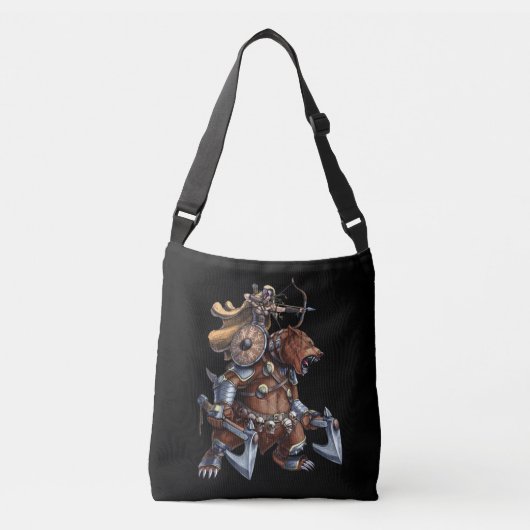 Sac Ajustable Viking Archer Riding War Bear (Devant)