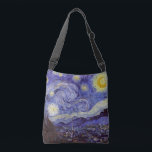 Sac Ajustable Vincent Van Gogh Starry Nuit Vintage Art<br><div class="desc">Vincent van Gogh Starry Night Art Peinture Starry Night est un tableau de l'artiste post-impressionniste néerlandais Vincent van Gogh. Le ciel bleu de la nuit est rempli de nuages tourbillonnants, d'étoiles et d'une lune brillante croissant. La Nuit étoilée est la seule nocturne de la série de vues depuis la fenêtre...</div>