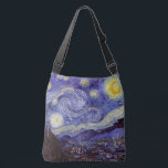 Sac Ajustable Vincent Van Gogh Starry Nuit Vintage Art<br><div class="desc">Vincent van Gogh Starry Night Art Peinture Starry Night est un tableau de l'artiste post-impressionniste néerlandais Vincent van Gogh. Le ciel bleu de la nuit est rempli de nuages tourbillonnants, d'étoiles et d'une lune brillante croissant. La Nuit étoilée est la seule nocturne de la série de vues depuis la fenêtre...</div>