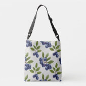 Sac Ajustable Vintage Blueberry Botanique sans joint (Dos)