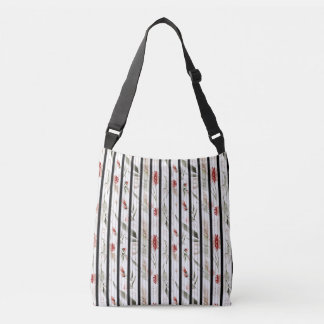 Sac Ajustable Vintage Bohème Floral Flower Feuille Motif