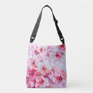 Sac Ajustable Vintage Fleur Pétale Rose Douce