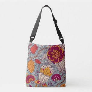 Sac Ajustable Vintage Floral Elegant Arrière - plan
