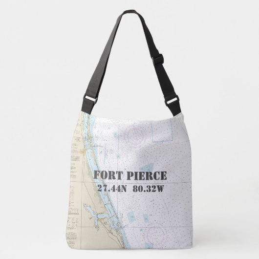 Sac Ajustable Vintage Fort Pierce FL Nautique (Devant)