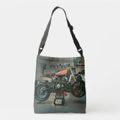 Sac Ajustable vintage motorcycle art (Dos)