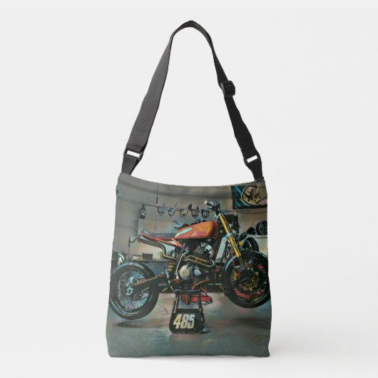 Sac Ajustable vintage motorcycle art (Devant)