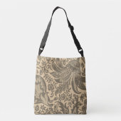 Sac Ajustable Vintage Sepia Tan Floral (Dos)