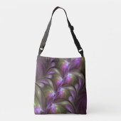 Sac Ajustable Violet Abstrait violet violet kaki fractal (Dos)