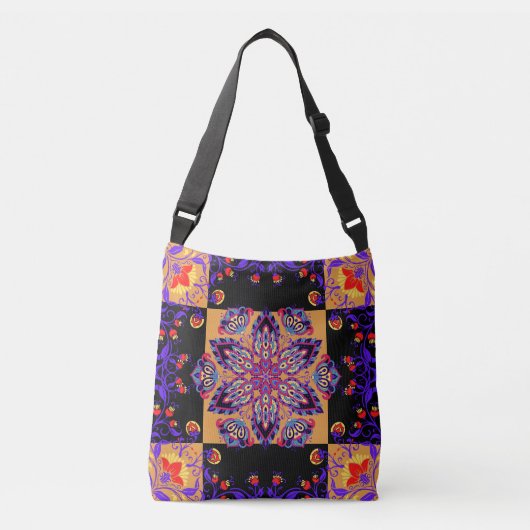 Sac Ajustable Violet Nature Fleur Violet (Devant)
