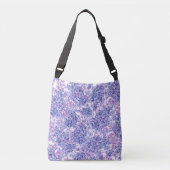 Sac Ajustable Violette aquarelle fleurs lilas (Devant)