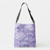 Sac Ajustable Violette romantique de la conception | de dentelle (Dos)
