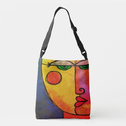 Sac Ajustable Visage Abstrait funky (Dos)
