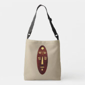 Sac Ajustable Visage abstrait moderne contemporain (Dos)