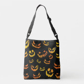 Sac Ajustable Visage du Citrouille Jack-o'-lantern (Dos)