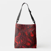 Sac Ajustable Vitrail rouge Abstrait (Dos)