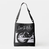 Sac Ajustable Vivre Pour Ride Motorcycle Roue (Dos)