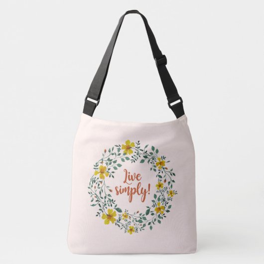 SAC AJUSTABLE VIVRE SIMPLEMENT (Devant)