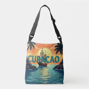 Sac Ajustable Voilier de Curaçao au coucher du soleil