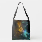 Sac Ajustable Vol de libellule verte lumineuse (Dos)