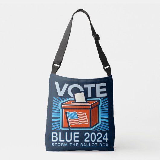 Sac Ajustable Vote Bleu 2024 Bulletin de vote présidentiel (Devant)