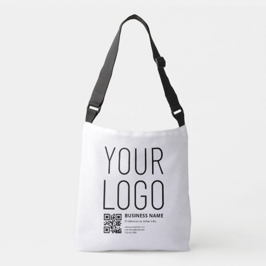 Sac Ajustable Votre logo avec QR code et texte modifiables (Devant)