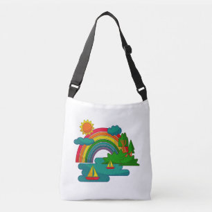 Sac Ajustable Voyage en bateau sous les nuages du soleil et l'ar