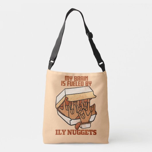 Sac Ajustable We Love Nuggets - Nugget Love - ASL ILY Obsession (Dos)